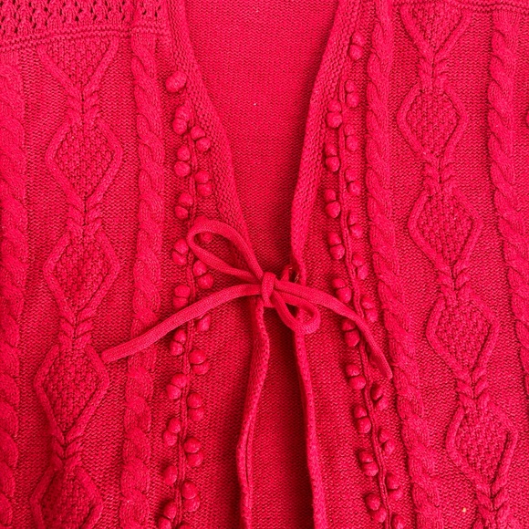 Red cardigan - Picture 6 of 9